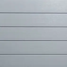 Clin pour bardage PVC Casanova gris granit L.2,4 m