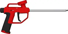 Pistolet à mousse expansive Soudal coloris rouge