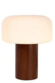 Lampe à poser en bois Ø22 x H.28 cm E27 40W Lucide