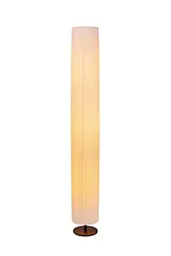 Lampadaire cylindre Fold tissu blanc IP20 3 x E37 Ø20 x H.160cm Lucide