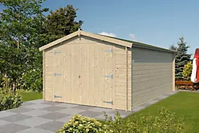 Garage en bois ép.28mm surface totale 20.06m²