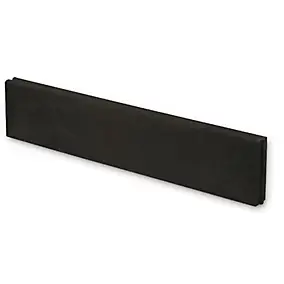 Bordure droite en béton noire 100 x 20 cm, ép.60 mm