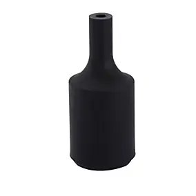 Douille E27 Chacon en silicone couleur noir