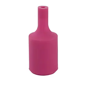 Douille E27 Chacon en silicone couleur rose