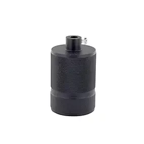 Douille E27 Chacon en aluminium couleur noir