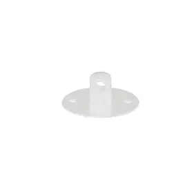Crochet pour suspensions blanc Chacon l.4,5 x H.4,5 x P.2 cm