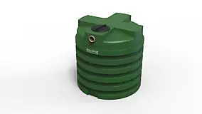 Récupérateur d'eau de pluie 4000L DS Eau coloris vert Ø.180 x H.175 cm
