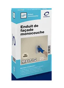 Enduit de façade monocouche ton pierre - 25 kg
