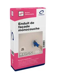 Enduit de façade monocouche ton rose - 25 kg