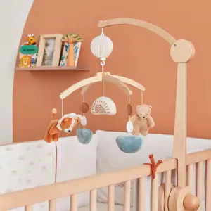 Mobile musical en bois Babou &amp; Kendi