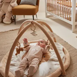 Tapis d'éveil avec arches Bali, Moka &amp; Snow