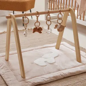 Tapis de parc Bali, Moka &amp; Snow (75x95 cm)