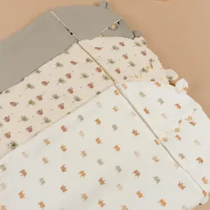 Nid d'ange en mousseline de coton bio Kaki TOG > 2