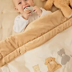 Couverture en Veloudoux Fluffy Orso &amp; Lily (75x100 cm)