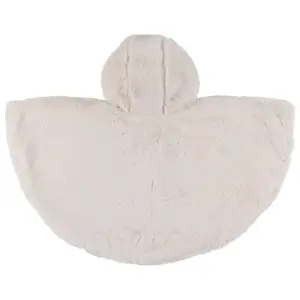 Poncho en Groloudoux Beige (6-12 mois)