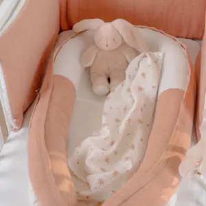 Réducteur Kokkoony en mousseline de coton bio Rose