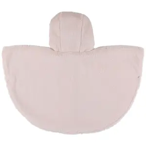 Poncho en Groloudoux Rose (18-36 mois)