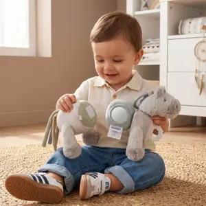 Peluche d'éveil musical Lino le poney