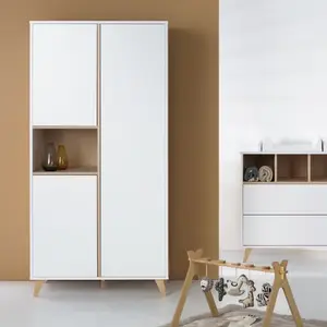 Armoire 2 portes Loft White
