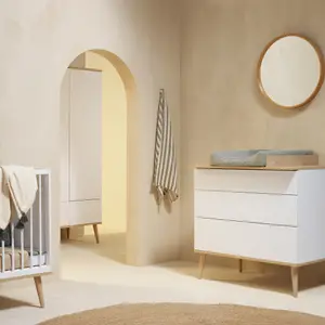 Armoire 3 portes Flow XL White-Oak