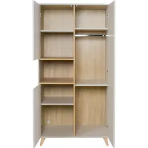 Armoire 2 portes Loft Argile-Clay