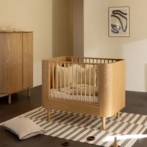 Lit à barreaux évolutif Yume Natural Ash (110 x 70 cm)