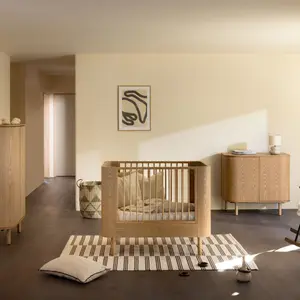 Lit bébé évolutif Yume Natural Ash (140 x 70 cm)