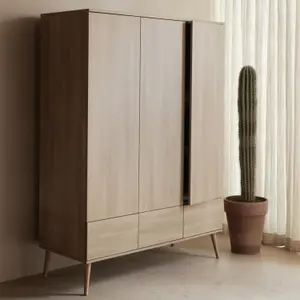 Armoire 3 portes Flow XL Honey Ash
