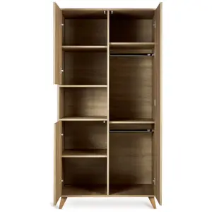 Armoire 2 portes Loft Honey Ash