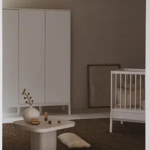 Armoire XL 3 portes Ashi Crème