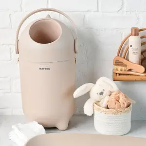 Poubelle à couche Dropy Beige
