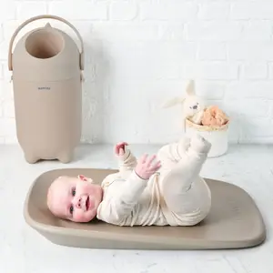 Poubelle à couche Dropy Taupe