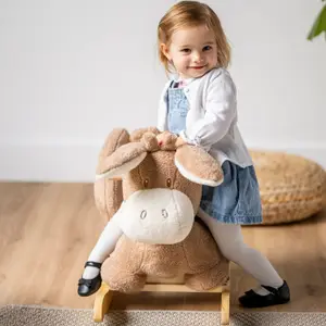 Bascule Âne Teddy Caramel