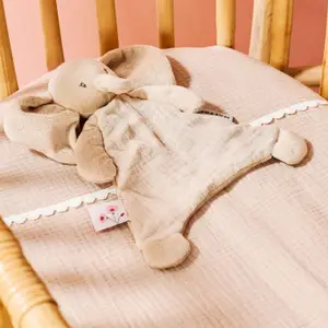 Mini doudou Fanfan l'éléphant Sable (25 cm)