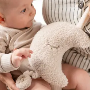 Peluche musicale Lune Beige