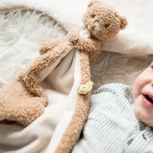 Doudou câlin Teddy Ours Caramel (27 cm)
