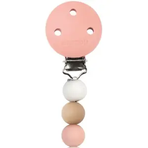 Attache sucette Lapidou rose