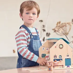 Jeu d'activités en bois Ma première école