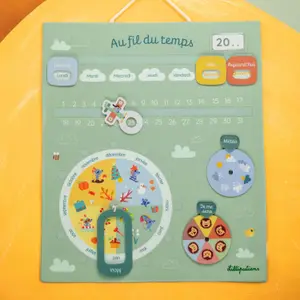 Calendrier ludique Au fil du temps