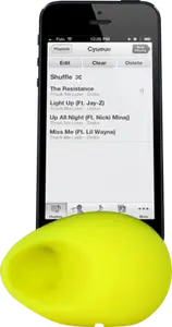 Oeuf Amplificateur de son pour Apple iPhone 5/5s/5C/SE, Jaune