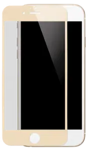 Protection d'écran en verre trempé (100% de surface couverte) pour iPhone 6/6s, Or