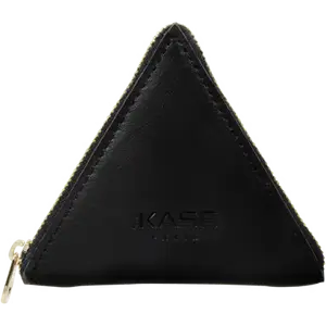 Zipp Pouch, Noir Satin