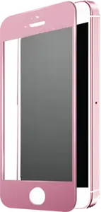 Protection d'écran en verre trempé (100% de surface couverte) pour iPhone 5/5s/SE, Or rose