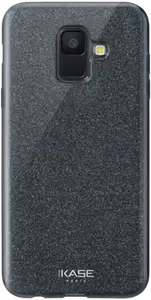 Coque slim pailletée étincelante pour Samsung Galaxy A6 (2018), Noir