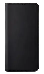 Coque clapet folio avec fente pour cartes & support pour Huawei P Smart+, Noir