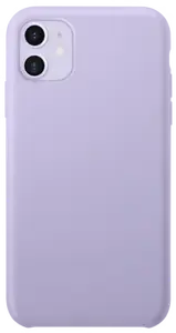 Coque en Gel de Silicone Doux pour Apple iPhone 11, Violet Lilas