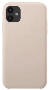 Coque en Gel de Silicone Doux pour Apple iPhone 11, Rose Sable