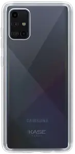 Coque hybride invisible pour Samsung Galaxy A71, Transparente