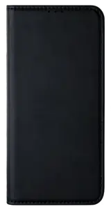 Coque clapet folio avec fente pour cartes & support pour Huawei P40 Lite, Noir