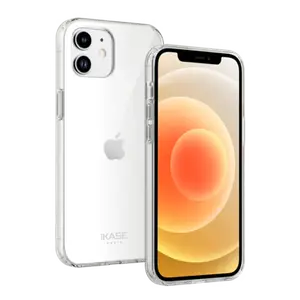 Coque hybride invisible pour Apple iPhone 12 mini, Transparente